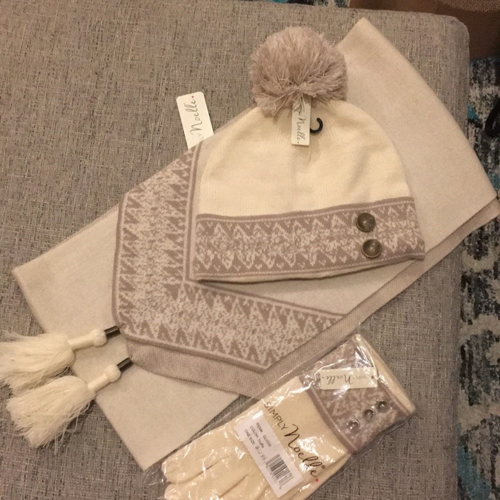 Scarf Gloves Hat Set